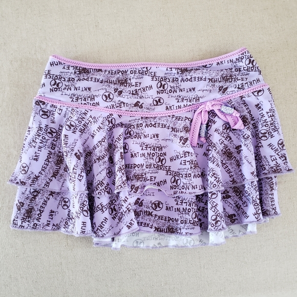 HURLEY - Purple Leopard Logo Print Bikini Lot Triangle Top Cheeky Bottom… - Picture 2 of 14